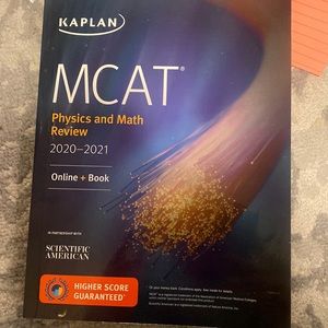 Kaplan MCAT 2020-2021 physics and math book